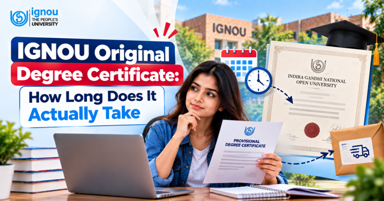 IGNOU Original Degree Certificate