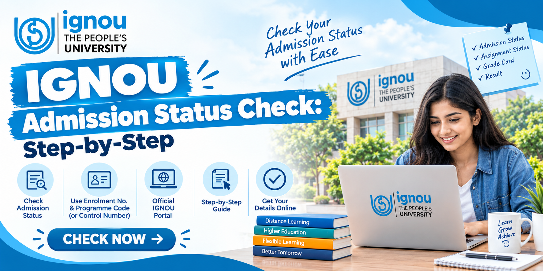 IGNOU Admission Status Check 2026: Step-by-Step Guide