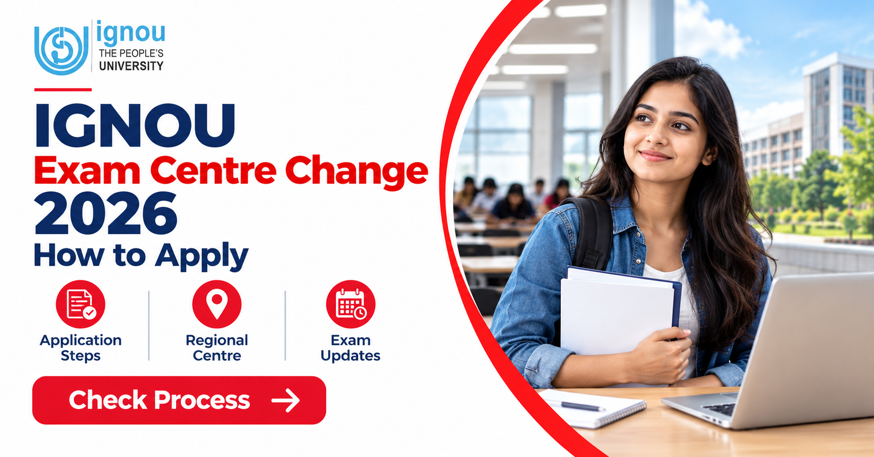 IGNOU Exam Centre Change Guide 2026