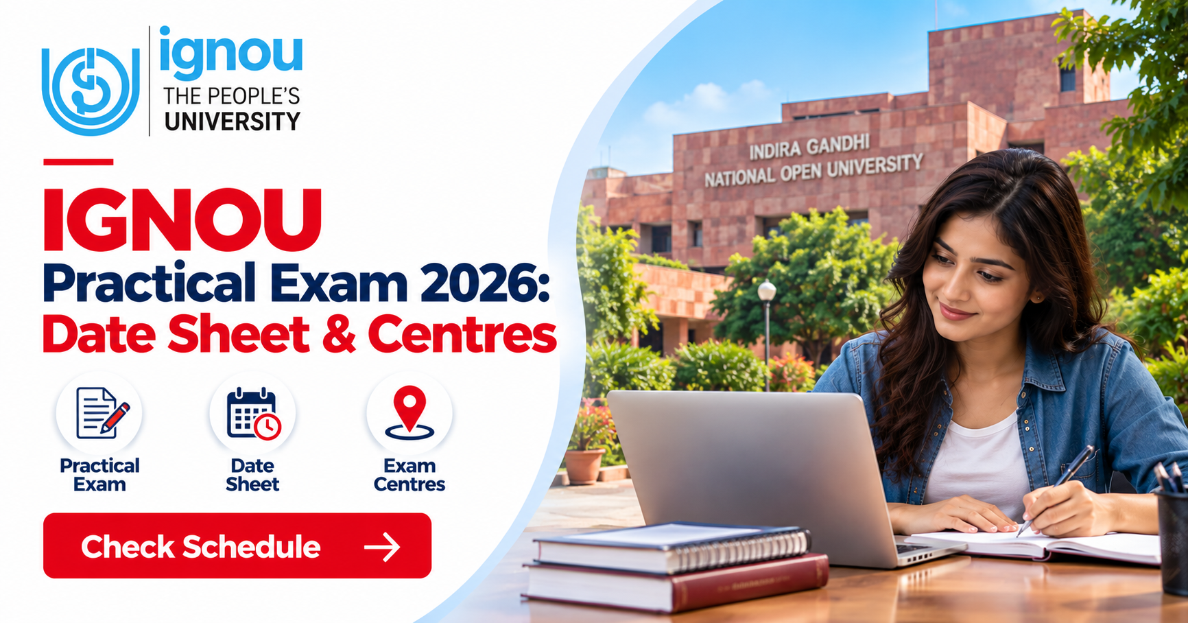 IGNOU Practical Exam 2026: Date Sheet & Centres