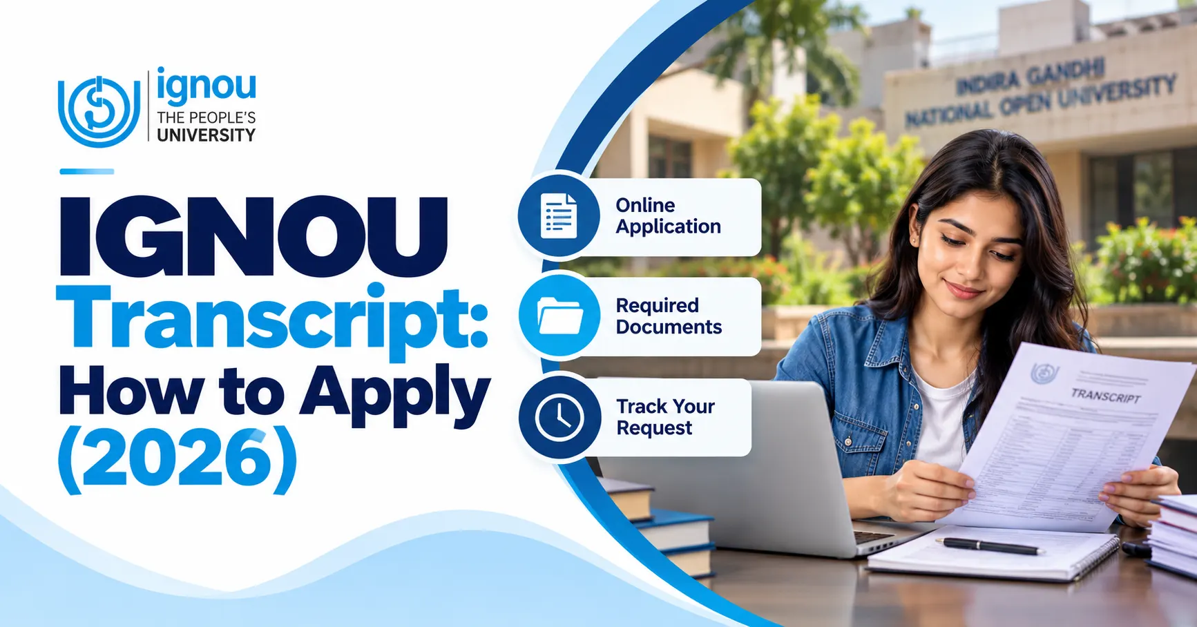 IGNOU Transcript Application Guide 2026